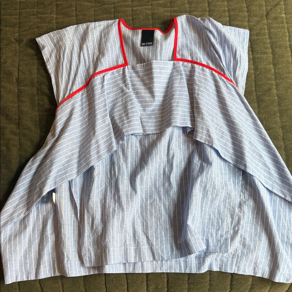 Striped Blue and Red Top MO Store Chile